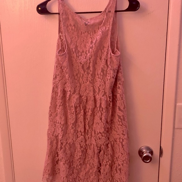 Laced pink floral dress - Picture 5 of 6